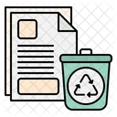 Paper Document Recycle Icon