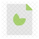 Paper Leaf Ecology Icon