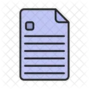 Paper File Document Icon