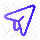 Paper Airplane Mail Inbox Icon