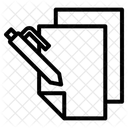 Paper And Pen Icon
