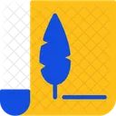 Paper And Quill Writing Materials Traditional Writing Tools Icon