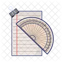 Paper and ruler  Icon