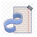 Paper and ruler  Icon