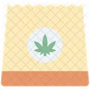 Paper Bag Cannabis Cannabidiol Icon