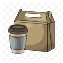 Paper Bag Coffee Food Icon