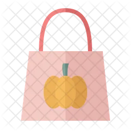 Paper bag pumpkin  Icon