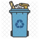 Paper Bin Bin Recycle Icon