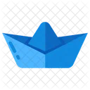 Paper Boat Folding Paper Toy Icon