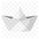 Paper Boat Origami Paper Craft Icon