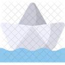 Paper Boat Origami Toy Boat Icon