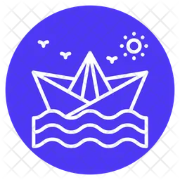 Paper Boat  Icon