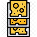 Paper Cheese  Icon