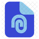 Paper clip file  Icon