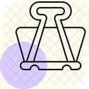 Paper Clip Minimal Outline Icon