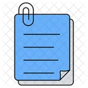 Paper Clip Clip Attachment Icon