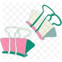 Paper Clips Equipment Supplies Icon