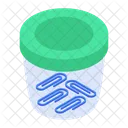 Paper Clips Clips Jar Paper Fastener Icon