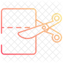 Paper Cutting Cutting Cut Icon