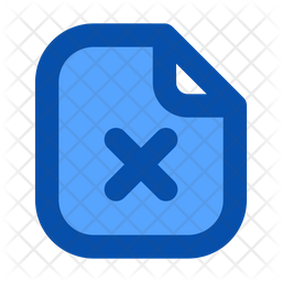 Paper Fail Icon - Download in Colored Outline Style