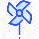 Windmill Paper Summer Icon