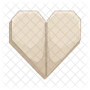 Paper Heart Origami Heart Paper Icon