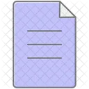 Paper Lineal Color Icon Icon