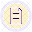 Paper Line Icon Icon