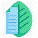 Paper Natural Ecology Icon