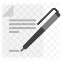 Paper Sheet Text Icon