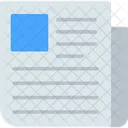 Paper Newspaper Advertising Icon