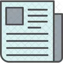 Paper Newspaper Advertising Icon