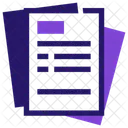 Paper Office Filing Icon