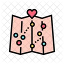 Map Love Place Icon