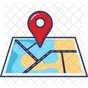 Paper Map Location  Icon
