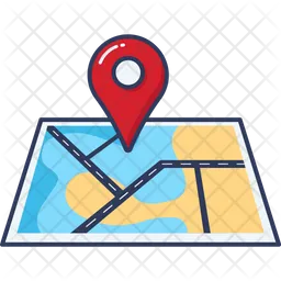 Paper Map Location  Icon