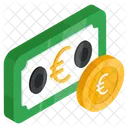 Paper Money Currency Euro Icon