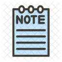 Paper note  Icon