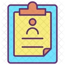 Paper Pad User Pad Student Pad Icon