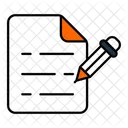 Paper Pencil Document Pencil Icon