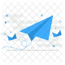 Paper Plane Message Mail Icon