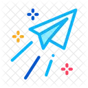 Paper Airplane Message Icon