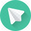 Paper Plane Origami Icon