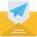 Paper Plane Contact Deliver Icon