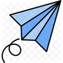 Paper Plane Fun Activity Craft Icon