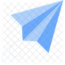 Paper Plane Fun Activity Craft Icon