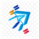 Paper Airplane Message Icon