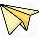 Paper Plane Origami Paper Craft Icon