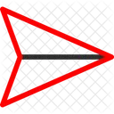Paper Plane Email Letter Icon