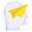 Paper Plane Folded Paper Send Message Icon